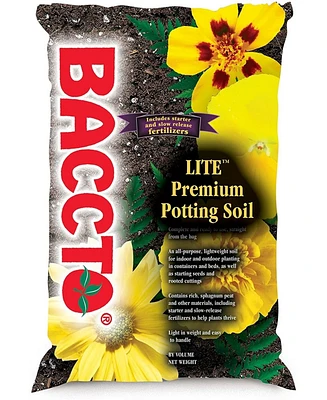 Michigan Peat Company Michigan Peat 1420 Baccto Lite Premium Potting Soil, 20-Quart