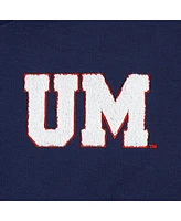 Women's Gameday Couture Navy Michigan Wolverines Back To Reality Colorblock Pullover Sweatshirt