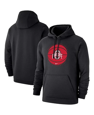 Men's Nike Black Ohio State Buckeyes Basketball Pullover Hoodie