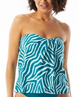 Coco Reef Women's Contours Clarity Bandeau Tankini Top