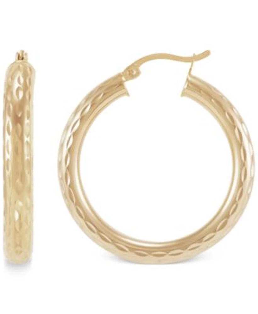 Giani Bernini Textured Tube Hoop Earring Collection Created For Macys