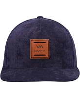 Men's Rvca Navy All The Way Snapback Hat