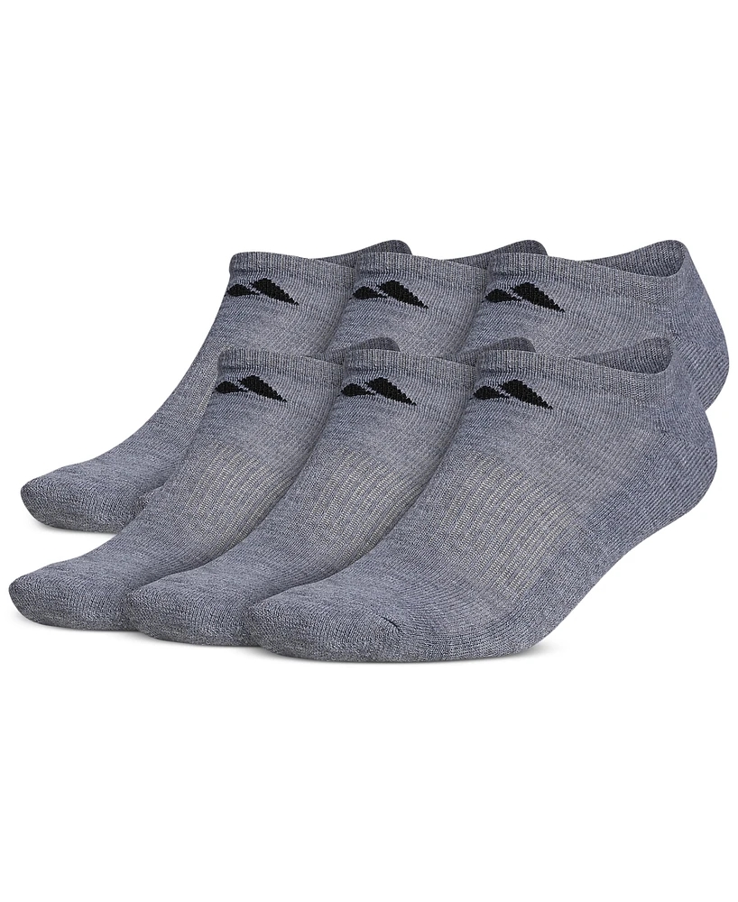 adidas Men's Cushioned Athletic 6-Pack No Show Socks