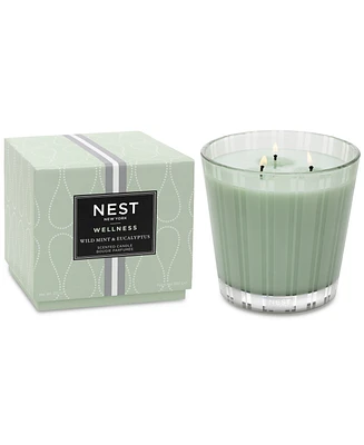 Nest New York Wild Mint & Eucalyptus 3-Wick Candle, 21.1 oz.