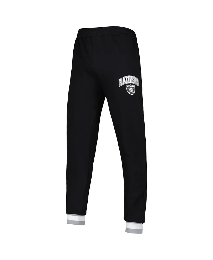Men's Starter Black Las Vegas Raiders Blitz Fleece Jogger Pants