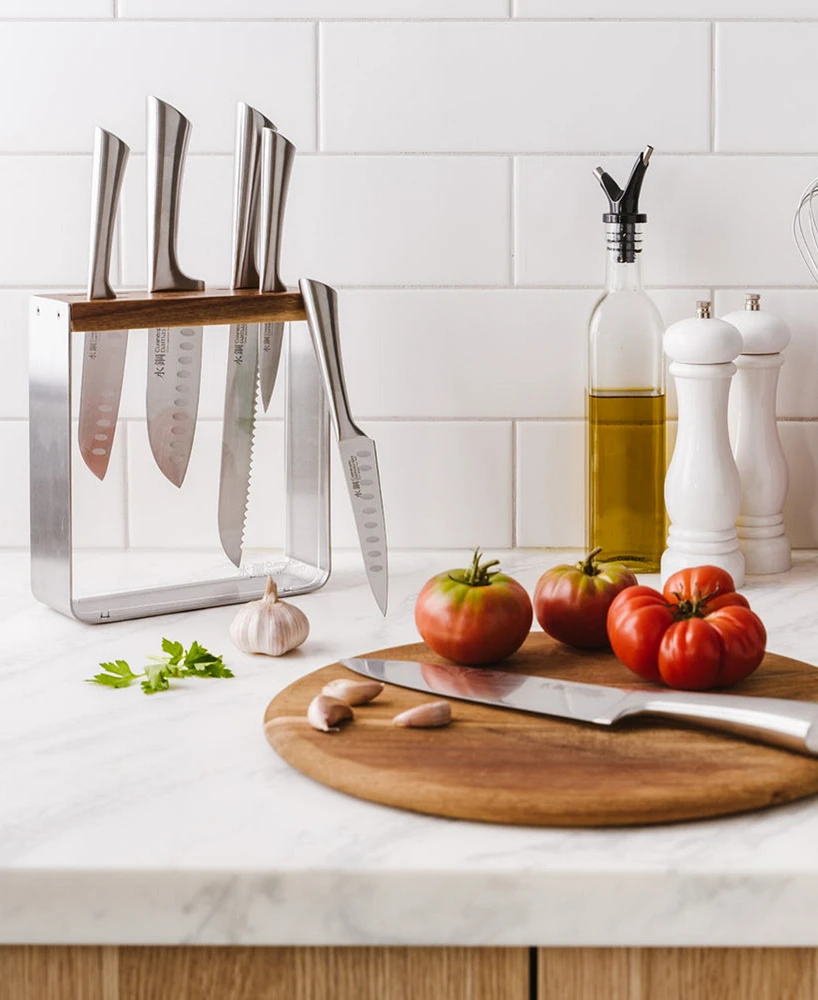 Cuisine::pro Damashiro Kinzoku Knife Block Set, 7 Piece