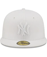 Men's New Era York Yankees White on 59FIFTY Fitted Hat