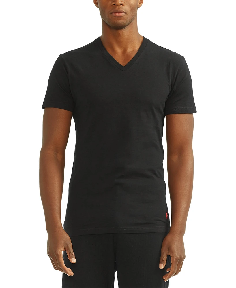 Polo Ralph Lauren Men's 3-Pack Slim Fit V-Neck Undershirts