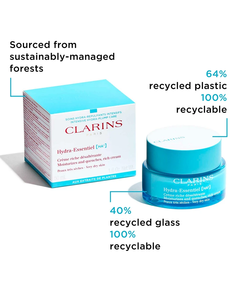 Clarins Hydra-Essentiel Rich Cream With Double Hyaluronic Acid