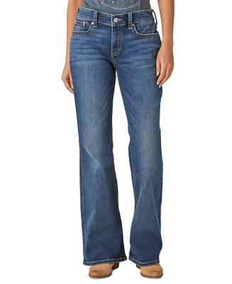 Lucky Brand Women's Low Rise Flap-Pocket Flared Jeans