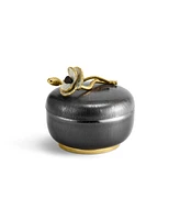 Michael Aram Anemone Covered Candy Dish 2 Piece Set