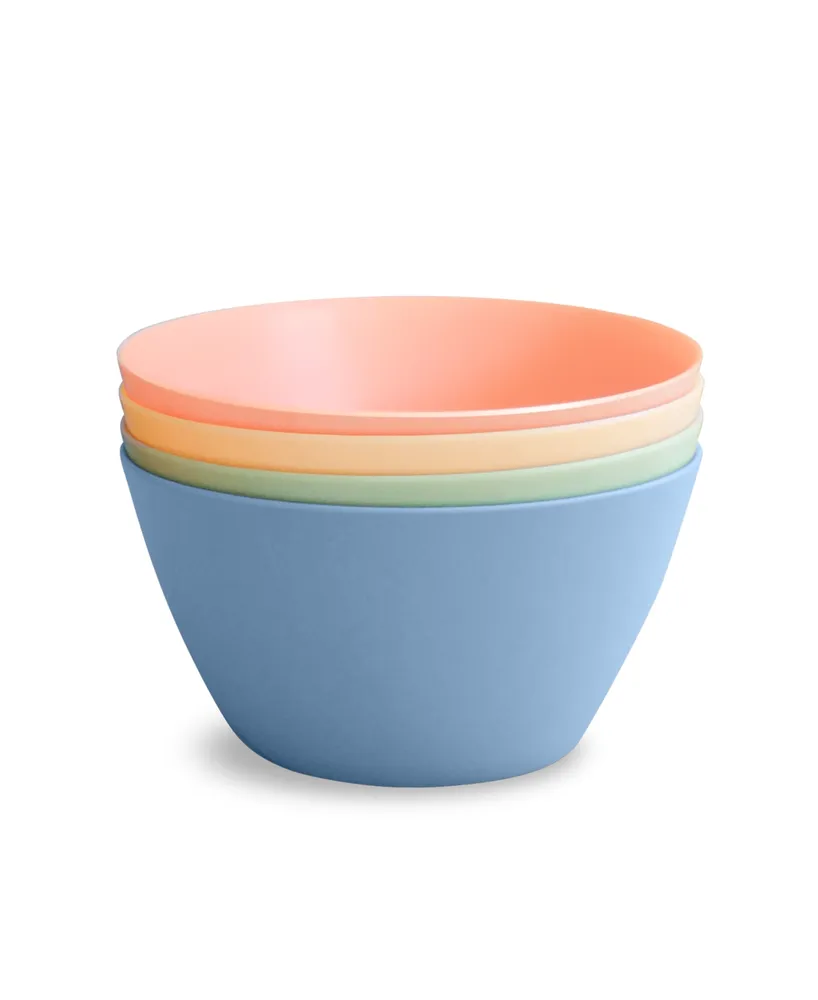 Abode Homewares Essential Polypropylene Cereal Bowls Assorted 4 Pack