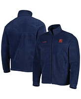 Men's Columbia Navy Detroit Tigers Steens Mountain Full-Zip Jacket
