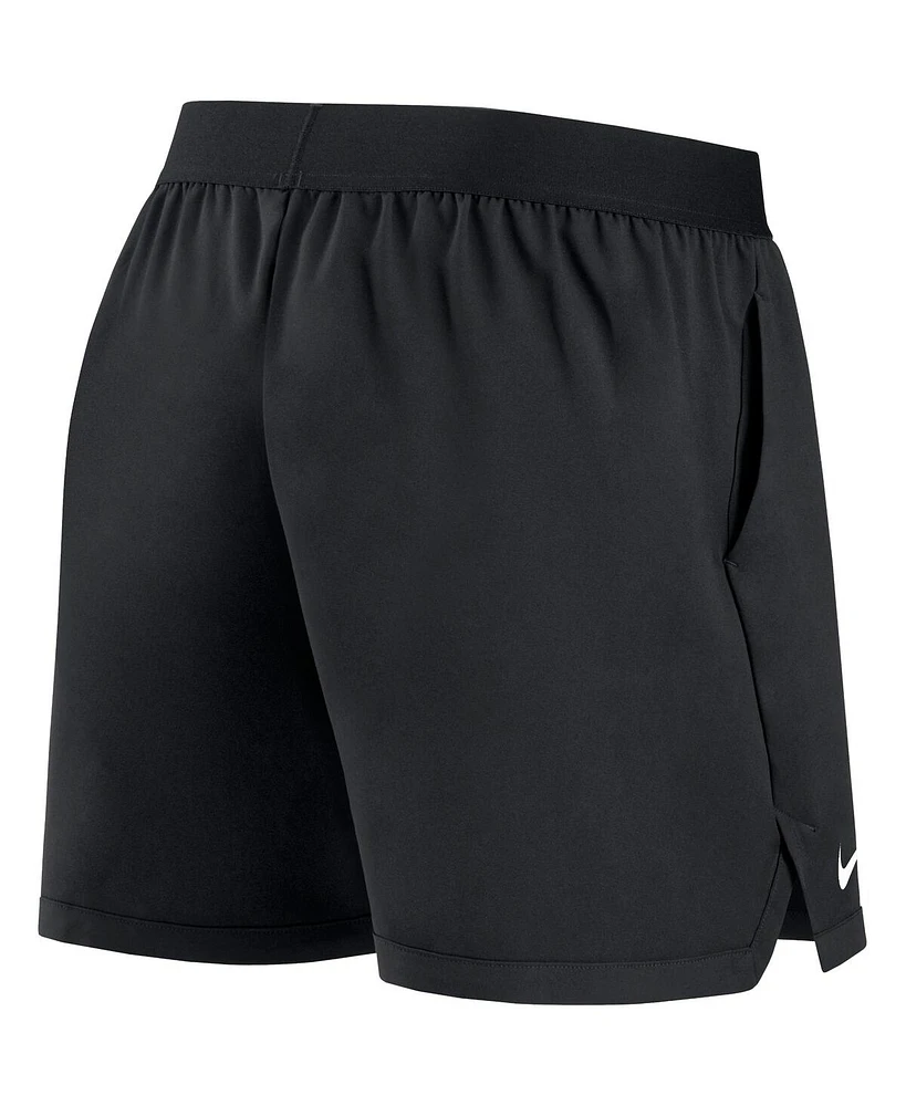 Women's Nike Black San Francisco Giants Authentic Collection Flex Vent Max Performance Shorts