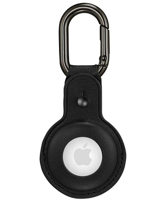 WITHit Black Leather Cover designed for Apple AirTag