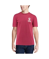 Men's Crimson Indiana Hoosiers Comfort Colors Campus Icon T-shirt