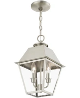 Livex Wentworth 2 Light Outdoor Medium Pendant Lantern