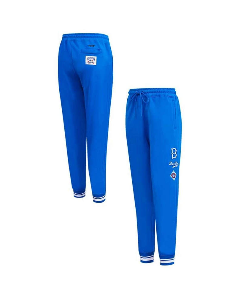 Women's Pro Standard Royal Brooklyn Dodgers Cooperstown Collection Retro Classic Sweatpants