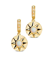 Sterling Forever Sunni Micro Hoops