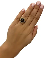Le Vian Chocolate Quartz (4-1/5 ct. t.w.) & Diamond (1-7/8 ct. t.w.) Swirl Ring in 14k Gold