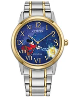 Citizen Eco-Drive Men's Apprentice Sorcerer Mickey Two-Tone Stainless Steel Bracelet Watch 40mm