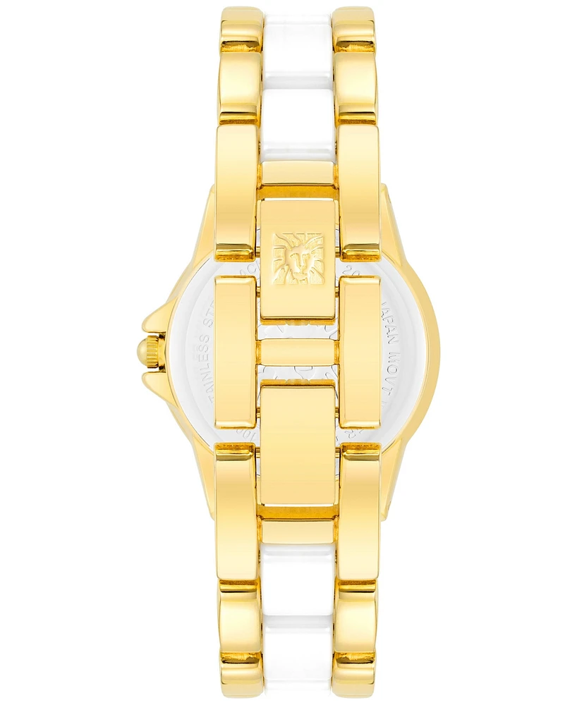 Anne Klein Women's Ceramic & Metal Bracelet Watch 30mm
