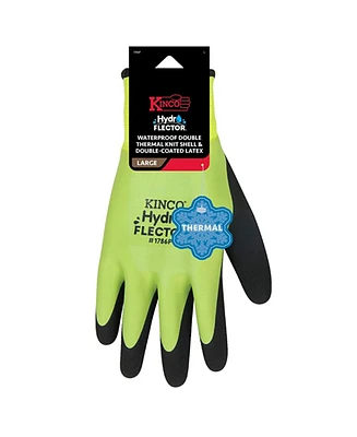 Kinco International Kinco Hydroflector Waterproof Double Thermal Shell and Coated Latex Gloves- Lrg