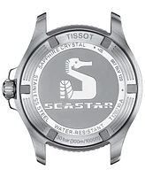 Tissot Women's Swiss Seastar 1000 White Silicone Strap Watch 36mm