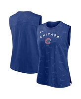 Women's Nike Royal Chicago Cubs Muscle Play Tank Top