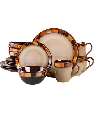 Gibson Elite Casa Estebana 16-Piece Dinnerware Set, Service for 4