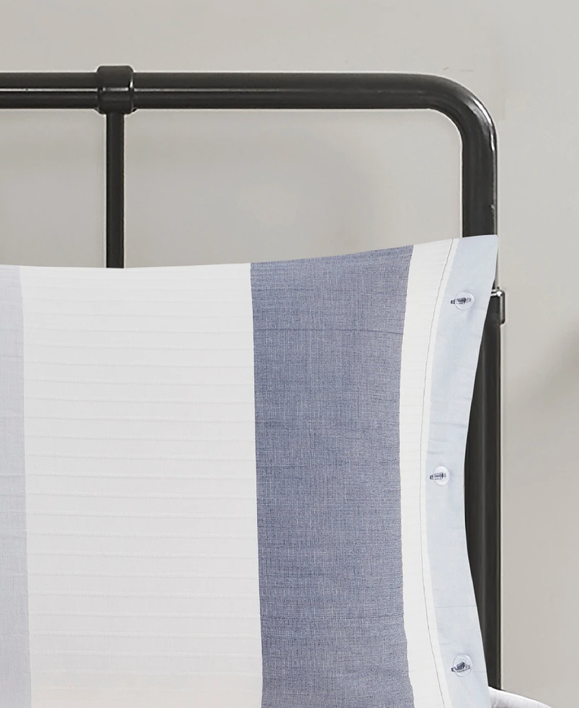 Madison Park Allegany 3 Piece Jacquard Duvet Cover Set, King/California King