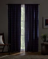 Tommy Hilfiger Big Check Pole Top Blackout 2 Piece Curtain Panel Collection