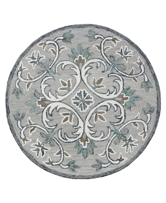 Lr Home Sweet Sinuo-152 6' x 6' Round Area Rug