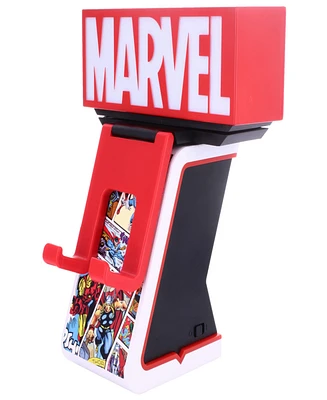 Exquisite Gaming Cable Guys Led Ikonsmarvel Red Brick Logo - Charging Phone Controller Holder
