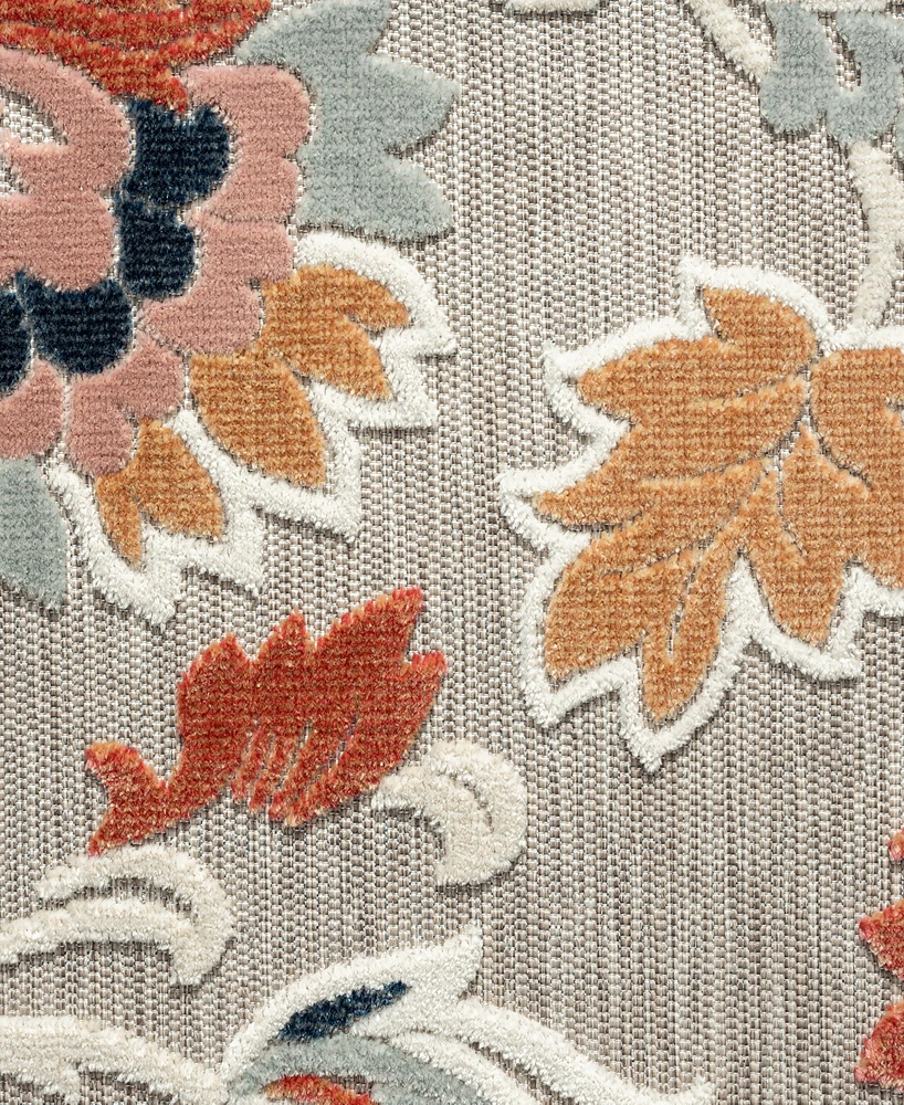 Closeout! Lr Home Vance-10C 7'9" x 9'9" Outdoor Area Rug
