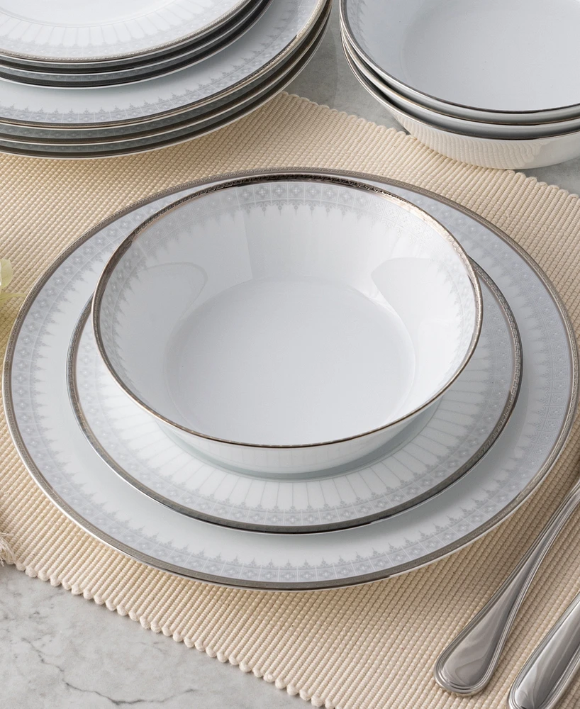 Noritake Silver Colonnade 12 Piece Set, Service for 4