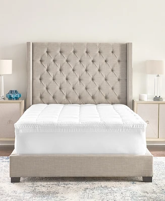 ProSleep 4" Hybrid Fiber and Memory Foam Mattress Topper, Queen, Exclusively at Macy's
