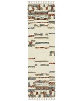 Oriental Weavers Axis AX06A 2'3" x 7'6" Runner Area Rug