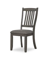Allston Park Gray Farmhouse Dining Chair, Set of 2