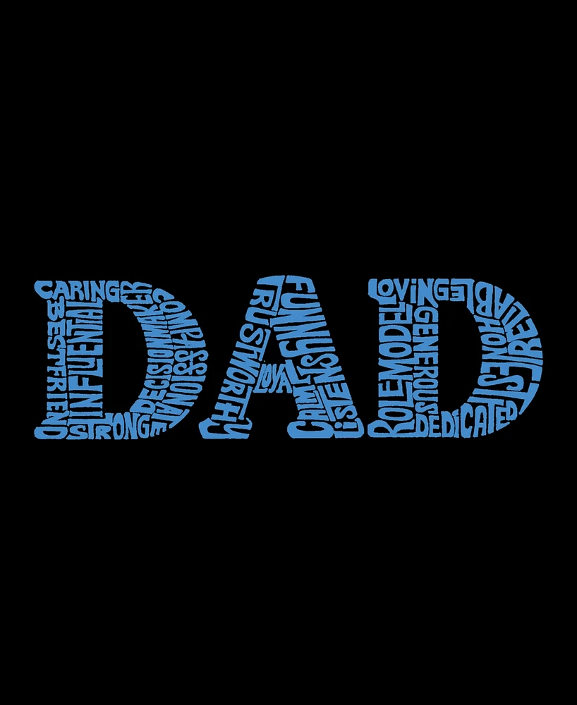 La Pop Art Men's Dad Word Crewneck Sweatshirt
