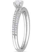 Diamond Bridal Ring Set (1/2 ct. t.w.) 14k White Gold