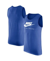 Men's Nike Royal Kentucky Wildcats Futura Performance Scoop Neck Tank Top