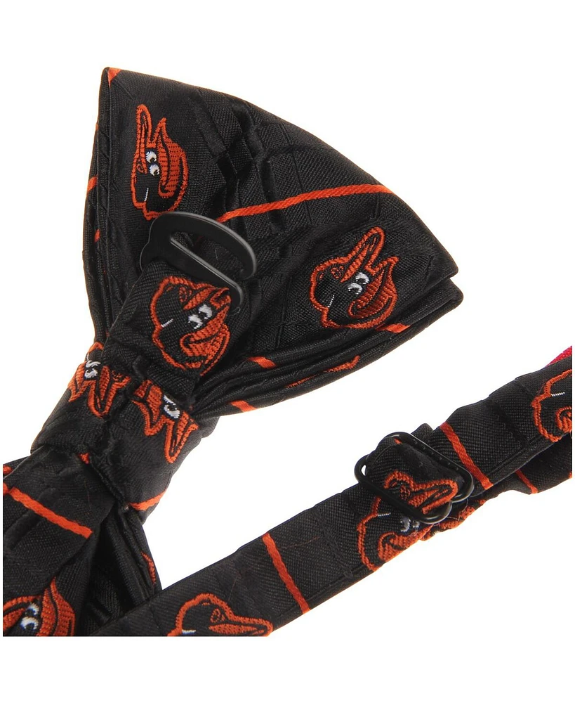 Men's Black Baltimore Orioles Oxford Bow Tie