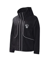 Women's G-iii 4Her by Carl Banks Black Brooklyn Nets Last Shot Full-Zip Hoodie Jacket