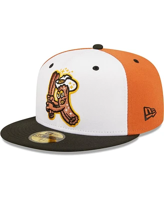 Men's New Era White, Black Churros de San Jose Copa De La Diversion 59FIFTY Fitted Hat