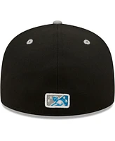 Men's New Era Black, Gray Reyes De Plata Las Vegas Copa La Diversion 59FIFTY Fitted Hat