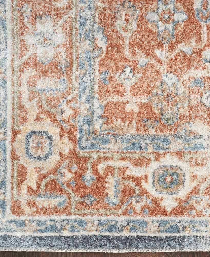 Nourison Home Astra Machine Washable ASW11 3'3" x 5' Area Rug