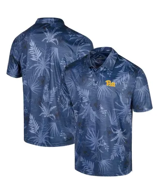 Men's Colosseum Royal Pitt Panthers Palms Team Polo Shirt