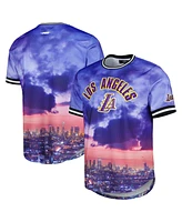Men's Pro Standard Los Angeles Lakers Cityscape Stacked Logo T-shirt