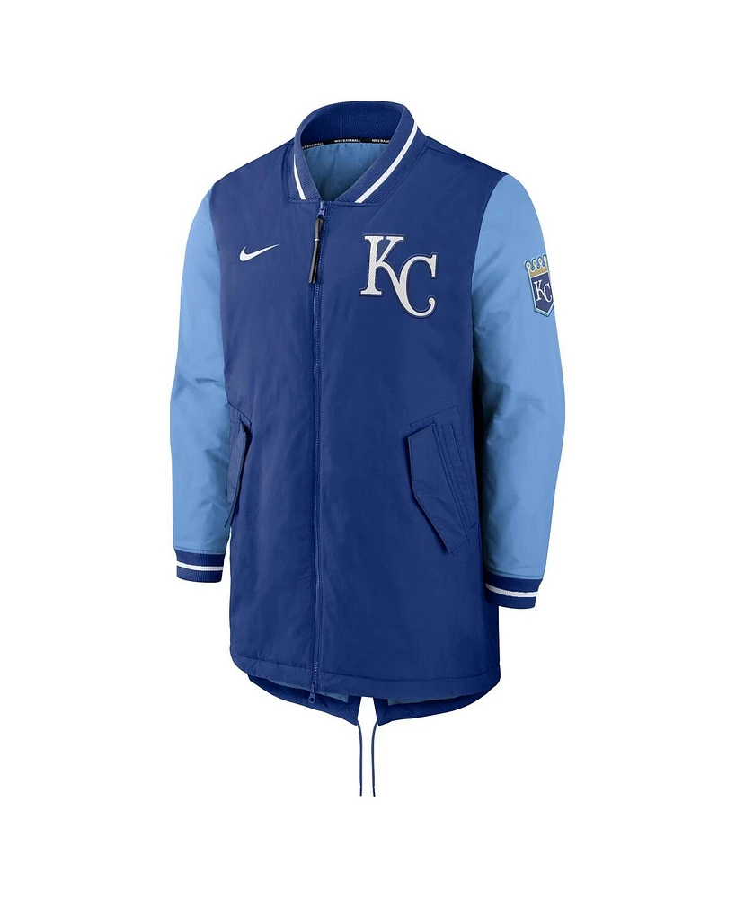Men's Nike Royal Kansas City Royals Dugout Performance Full-Zip Jacket